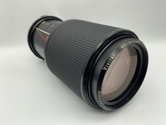 Vivitar 80-200mm 1:4.5 Objektiv Auto Zoom Kamera Camera Lens (Olympus OM)