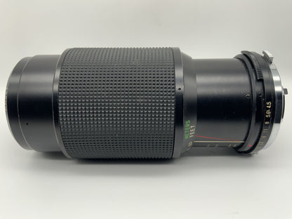 Vivitar 80-200mm 1:4.5 Objektiv Auto Zoom Kamera Camera Lens (Olympus OM)