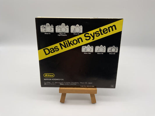 Nikon  Das Nikon System Bröschüre Infoheft Deutsch