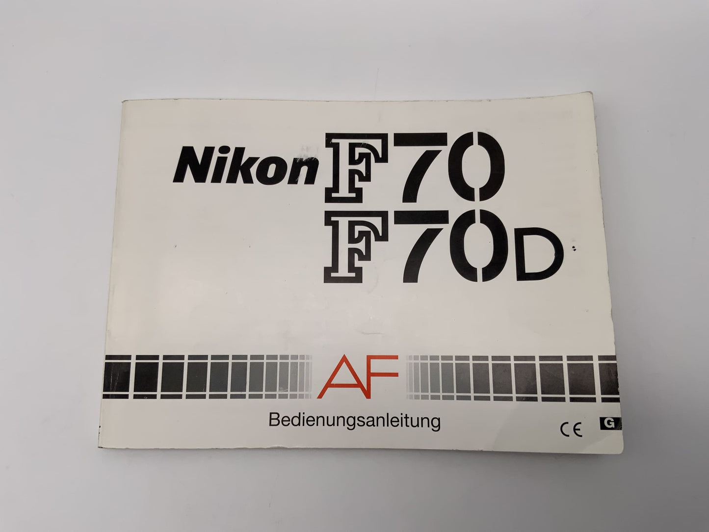 Nikon F70 F70D AF Bedienungsanleitung Deutsch