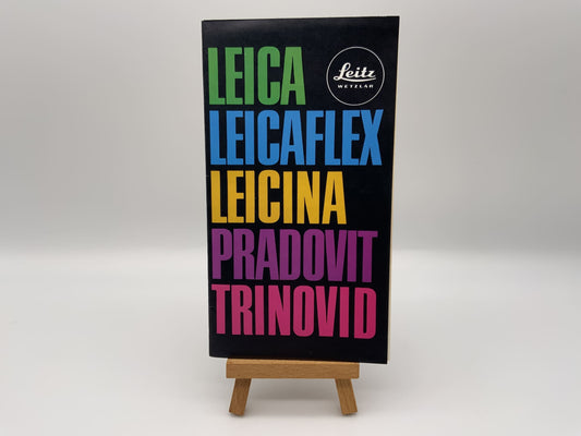 Leitz  Leica Leicaflex Leicina Pradovit Trinovid Broschüre Deutsch