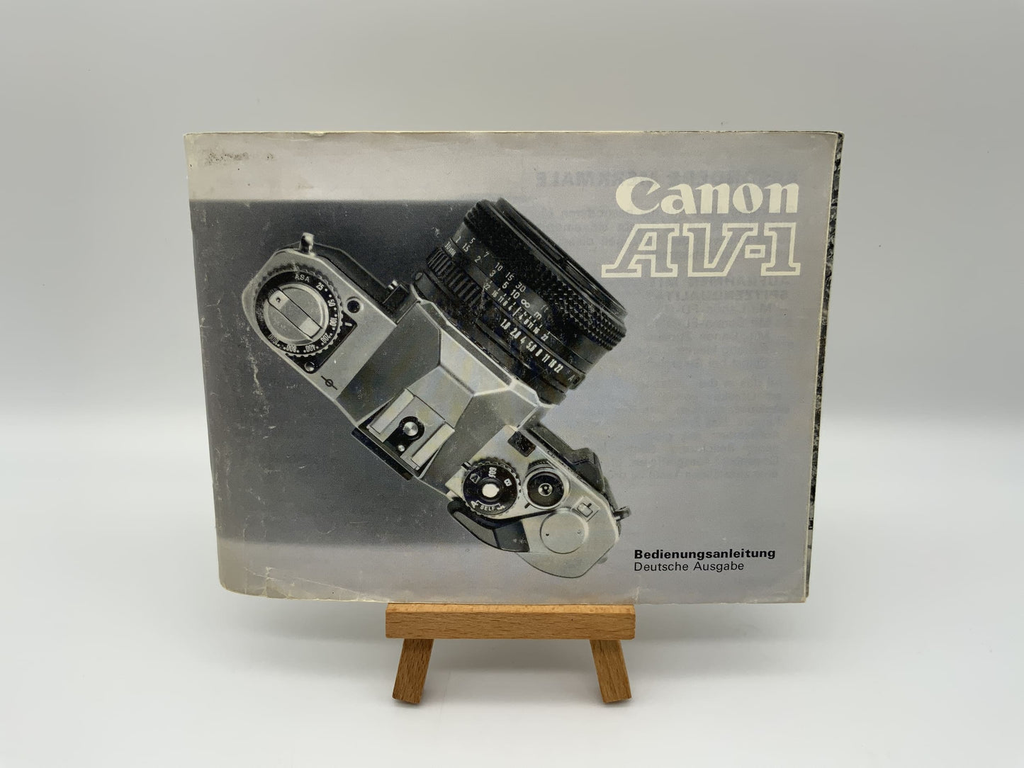 Canon AV-1  Bedienungsanleitung Deutsch Gebrauchsanweisung Manual