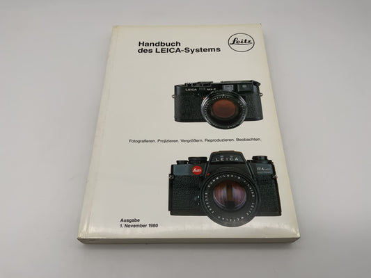 Leitz  Handbuch des Leica-Systems 1 Ausgabe 1980 Buch Deutsch