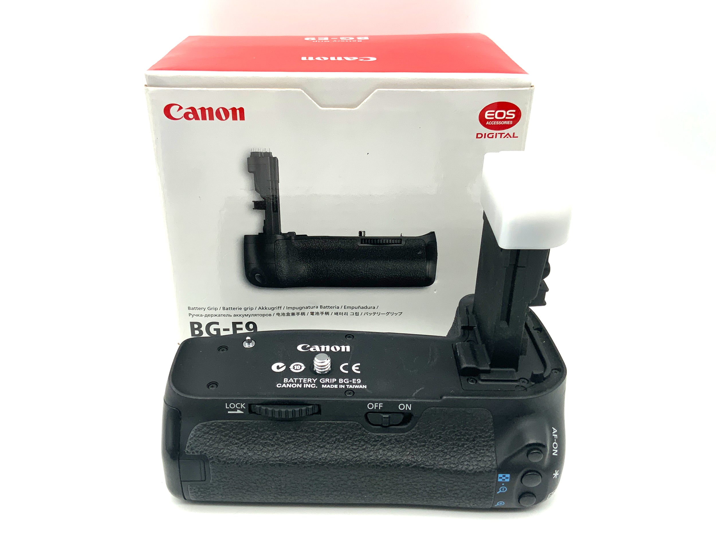 Poignée d'alimentation Canon BG-E9 pour EOS 60D dans son emballage d'origine