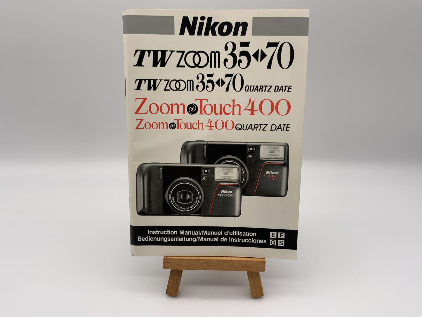 Nikon TW Zoom 35-70 ZoomTouch 400 Bedienungsanleitung Deutsch Gebrauchsanweisung