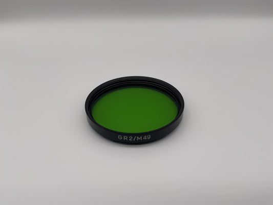 Carl Zeiss Jena Farbfilter 49mm Filter Grün GR2 / M49 Kreisförmig Filtergewinde