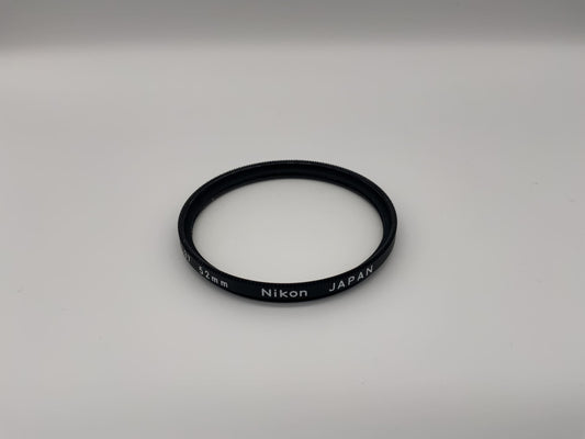 Nikon UV-Filter 52mm Filter L37  Kreisförmig Filtergewinde