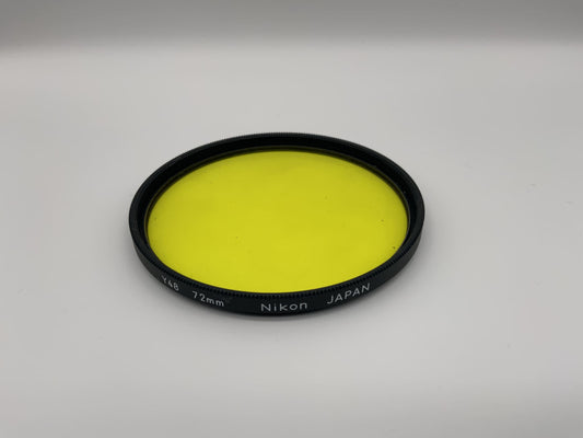 Nikon Farbfilter 72mm Filter Gelb Y48 Kreisförmig Filtergewinde