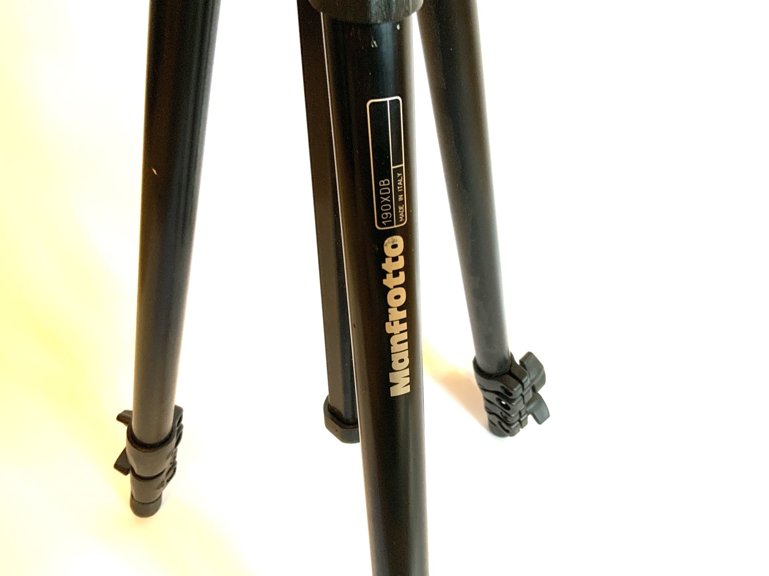 Trépied Manfrotto 190xDB noir avec rotule 496RC2 pour appareil photo