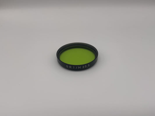 Carl Zeiss Jena Farbfilter 35,5mm Filter Grün GR1/M35,5 für Werra Kreisförmig