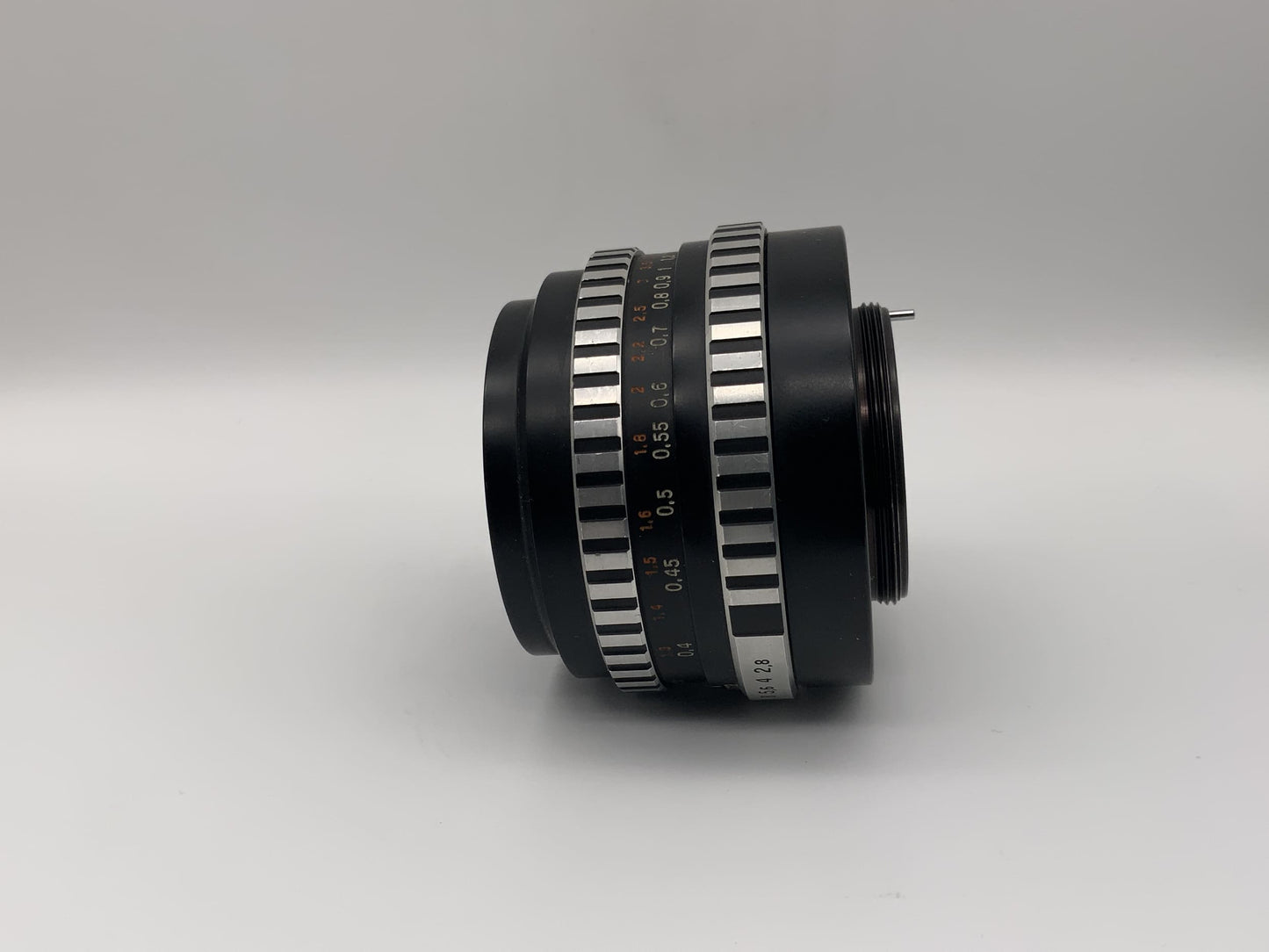 Carl Zeiss 50mm 1:2.8 Objektiv Tessar aus Jena Zebra Kamera Camera Lens (M42)