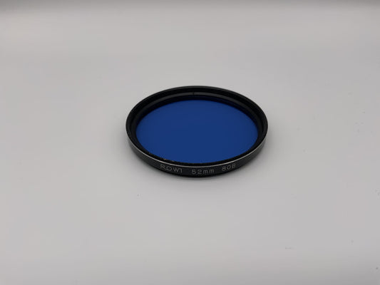 Rowi Farbfilter 52mm Filter Blau 80B Filtergewinde