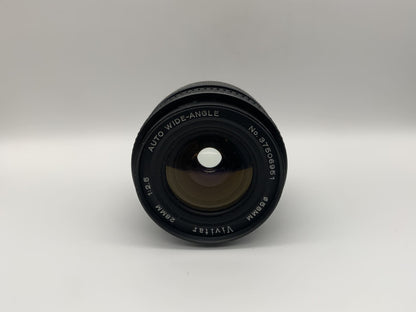 Vivitar 28mm 1:2.5 Objektiv Auto Wide-Angle Kamera Camera Lens (M42)