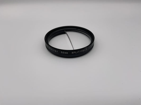 Vivitar Splitlinse 52mm Filter Split Field Drehring Circular Filtergewinde