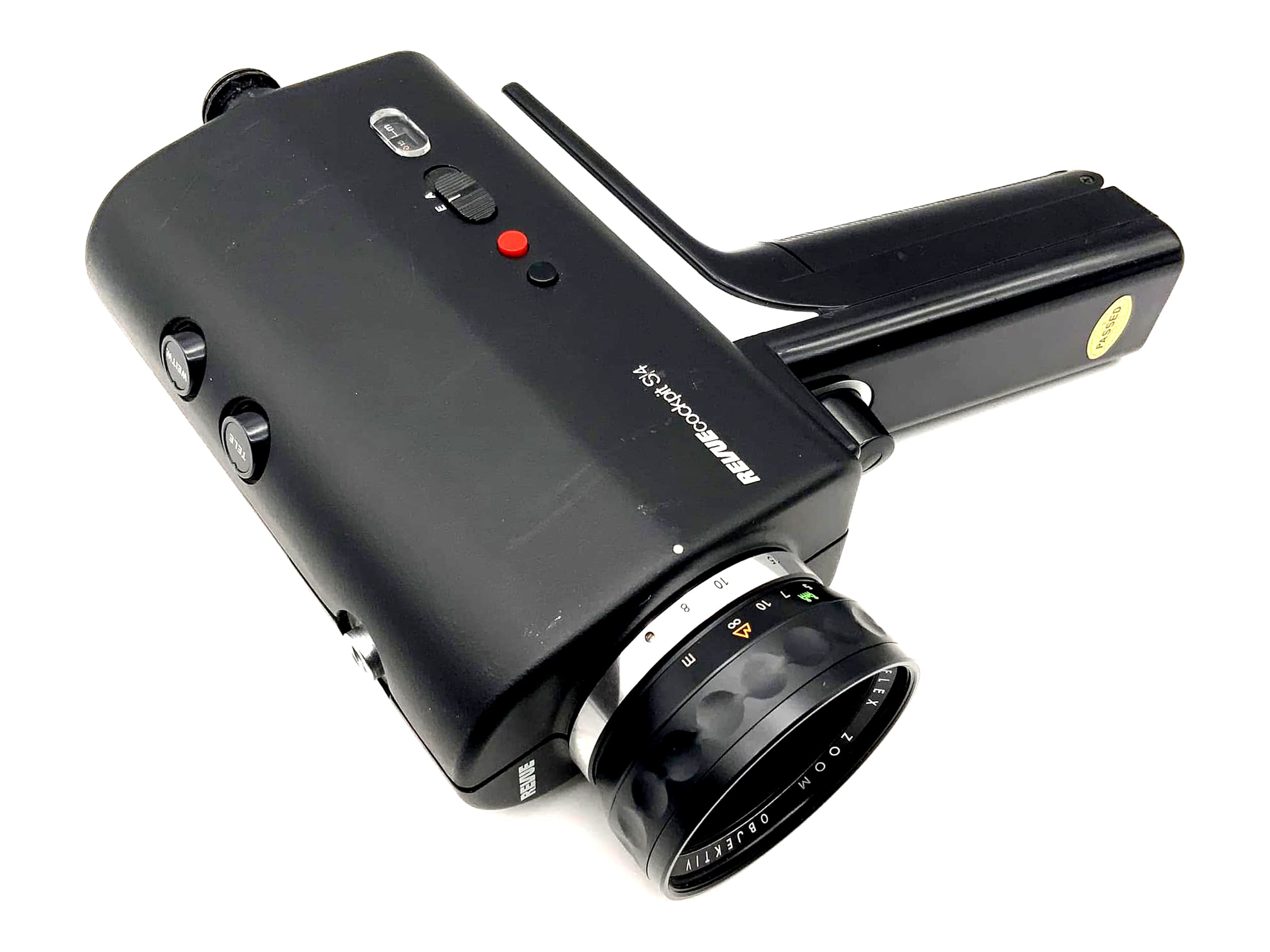 Caméra de cinéma Revue Cockpit S4 avec caméra Super 8 8-32 mm F:1.7