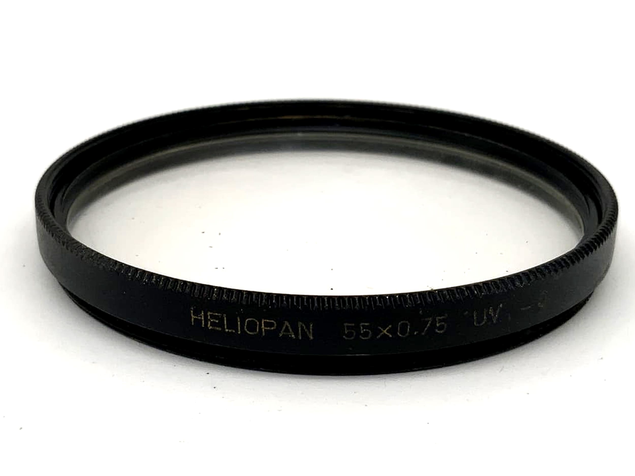 Filtre UV Heliopan 55x0,75 Filtre UV -0 Filtre circulaire 55 mm Filetage M55