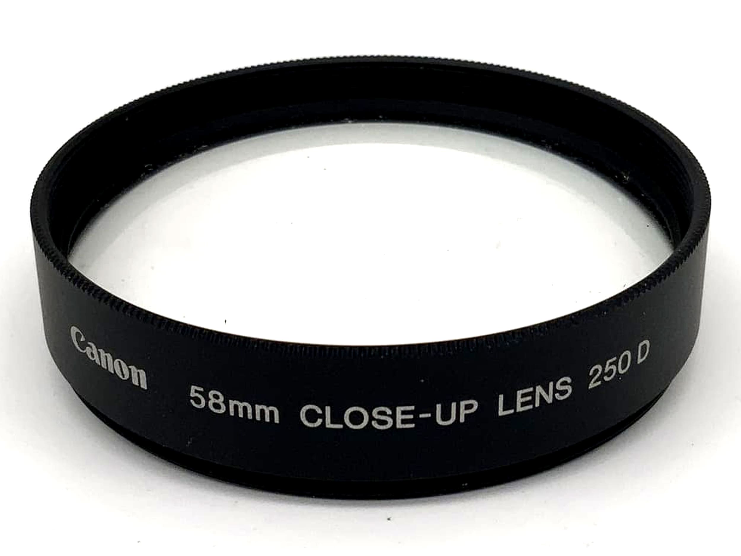 Canon Close-Up Lens 250D Filter 58mm Circular Filter Thread M58