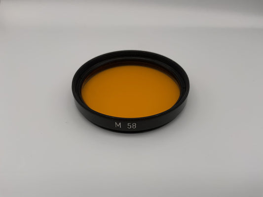 Carl Zeiss Jena Farbfilter 58mm Filter Orange Kreisförmig Filtergewinde