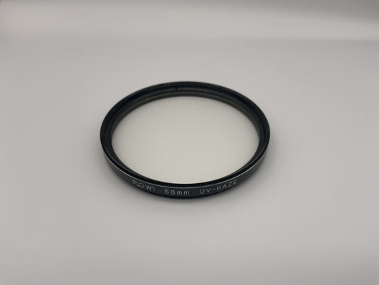 Rowi UV-Filter 58mm Filter UV-Haze Kreisförmig Filtergewinde