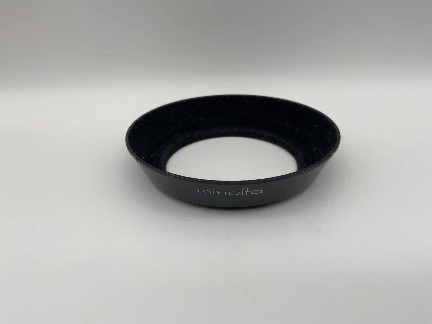 Minolta MC 24mm F2.8 Gegenlichtblende Metall Lens Hood Streulichtblende