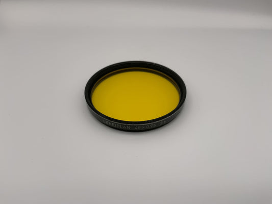 Ceneiplan Farbfilter 49mm Filter Gelb 49x0,75 3x Kreisförmig Filtergewinde