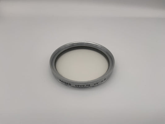 Kaiser UV-Filter 49mm Filter 49x0,75 UV -0 Kreisförmig Filtergewinde