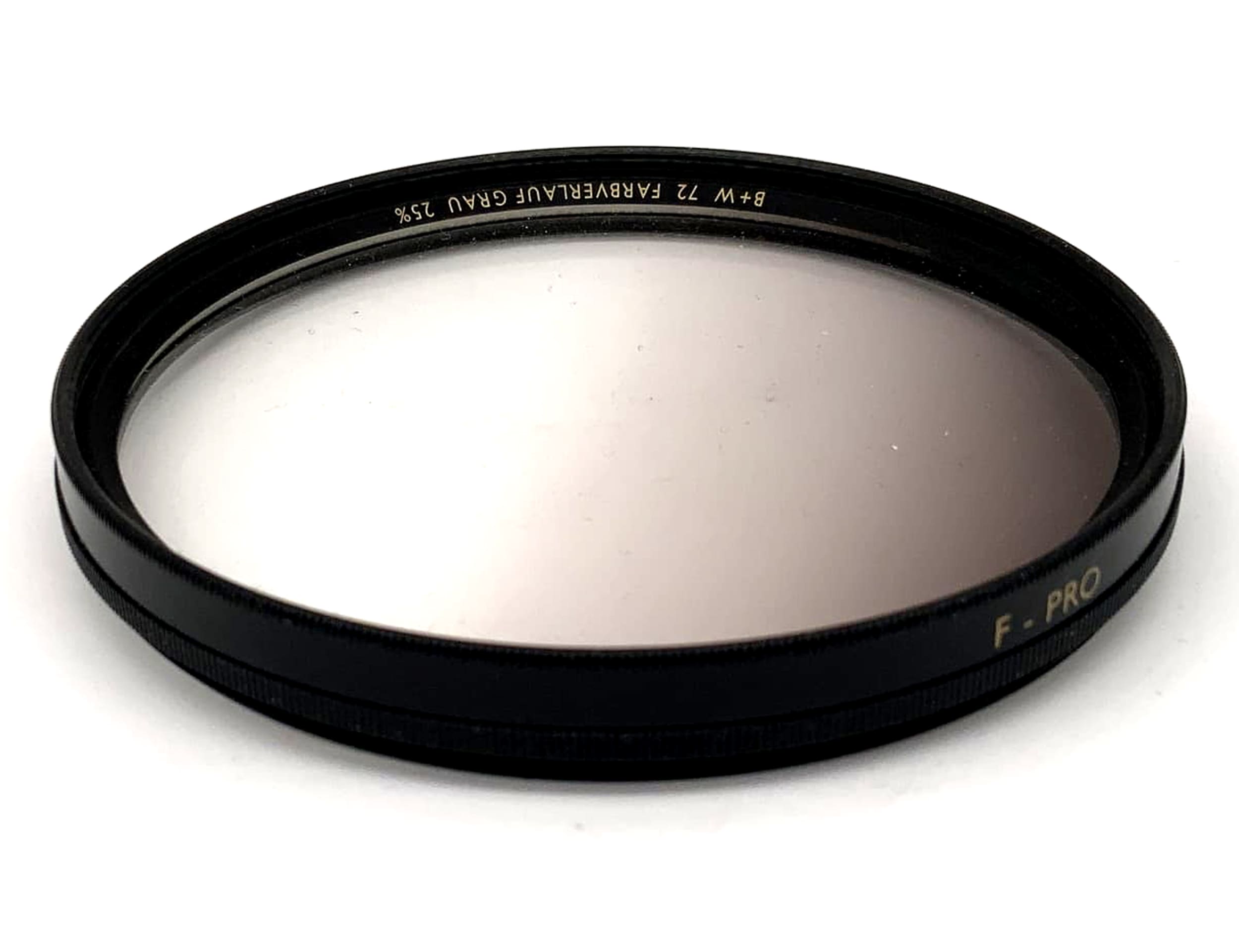Filtre à densité neutre gradué B+W, dégradé gris 25 %, F-Pro circulaire 72 mm, circulaire M72