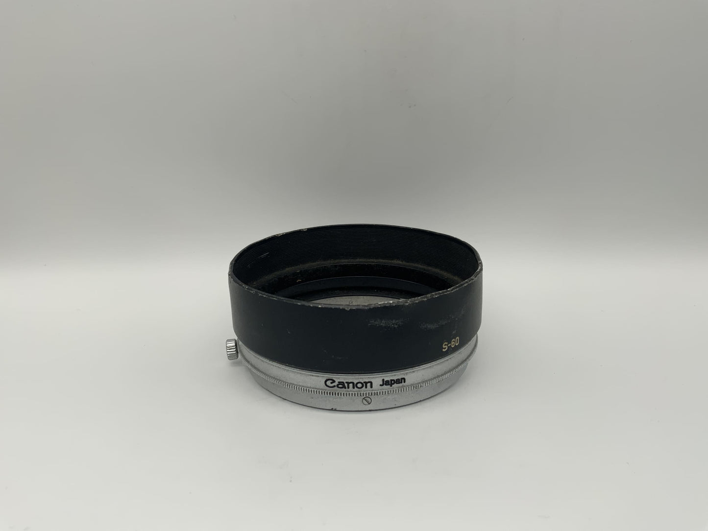 Canon S-60 Gegenlichtblende Metall 60mm Lens Hood Streulichtblende