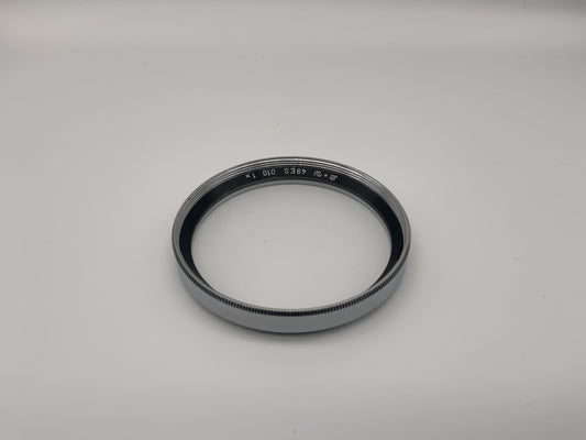 B+W UV-Filter 49mm Filter 49ES 010 1x Silber Kreisförmig Filtergewinde