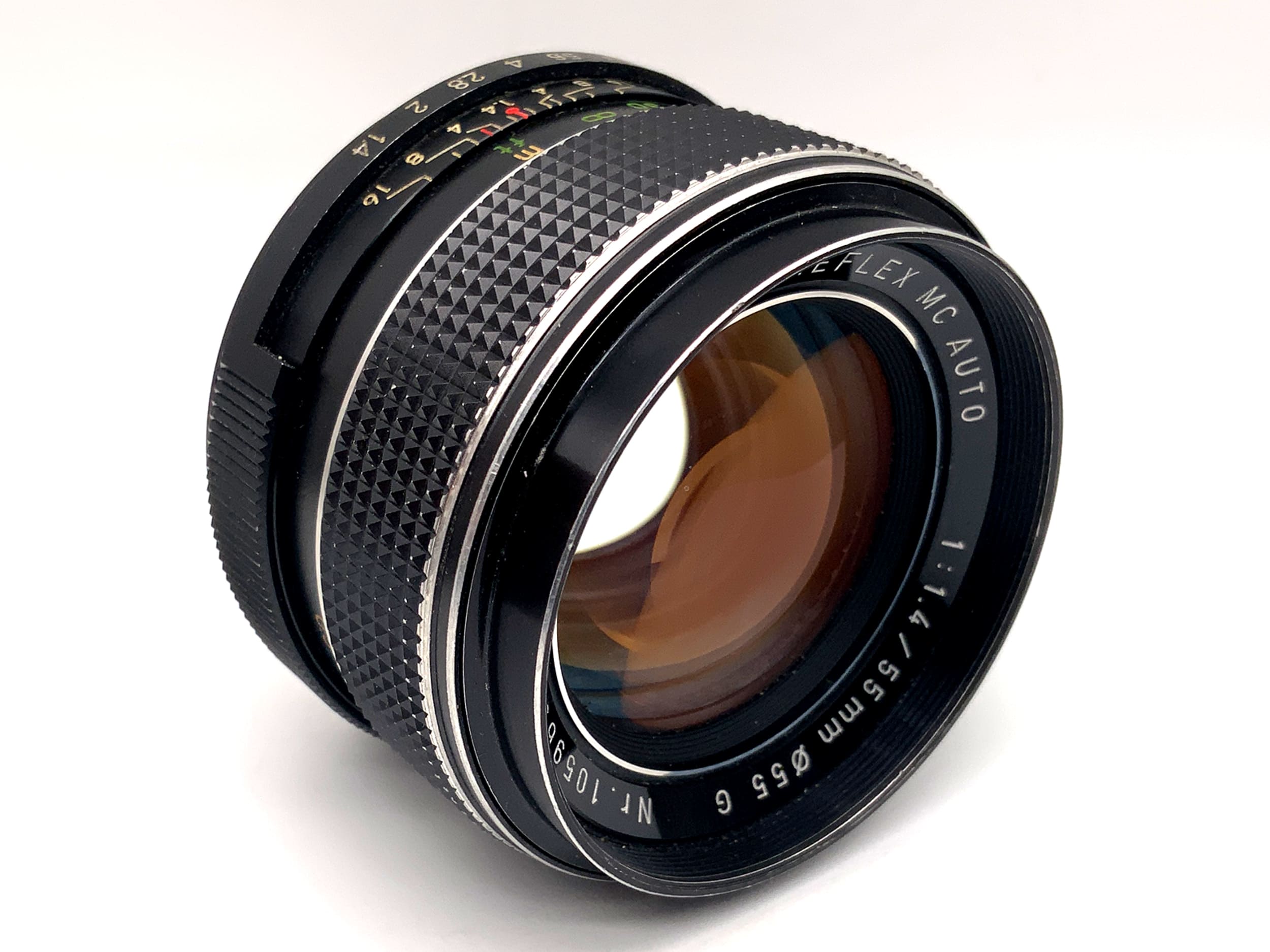 Objectif Porst 55 mm 1:1,4 Color Reflex MC Auto Prime (M42)