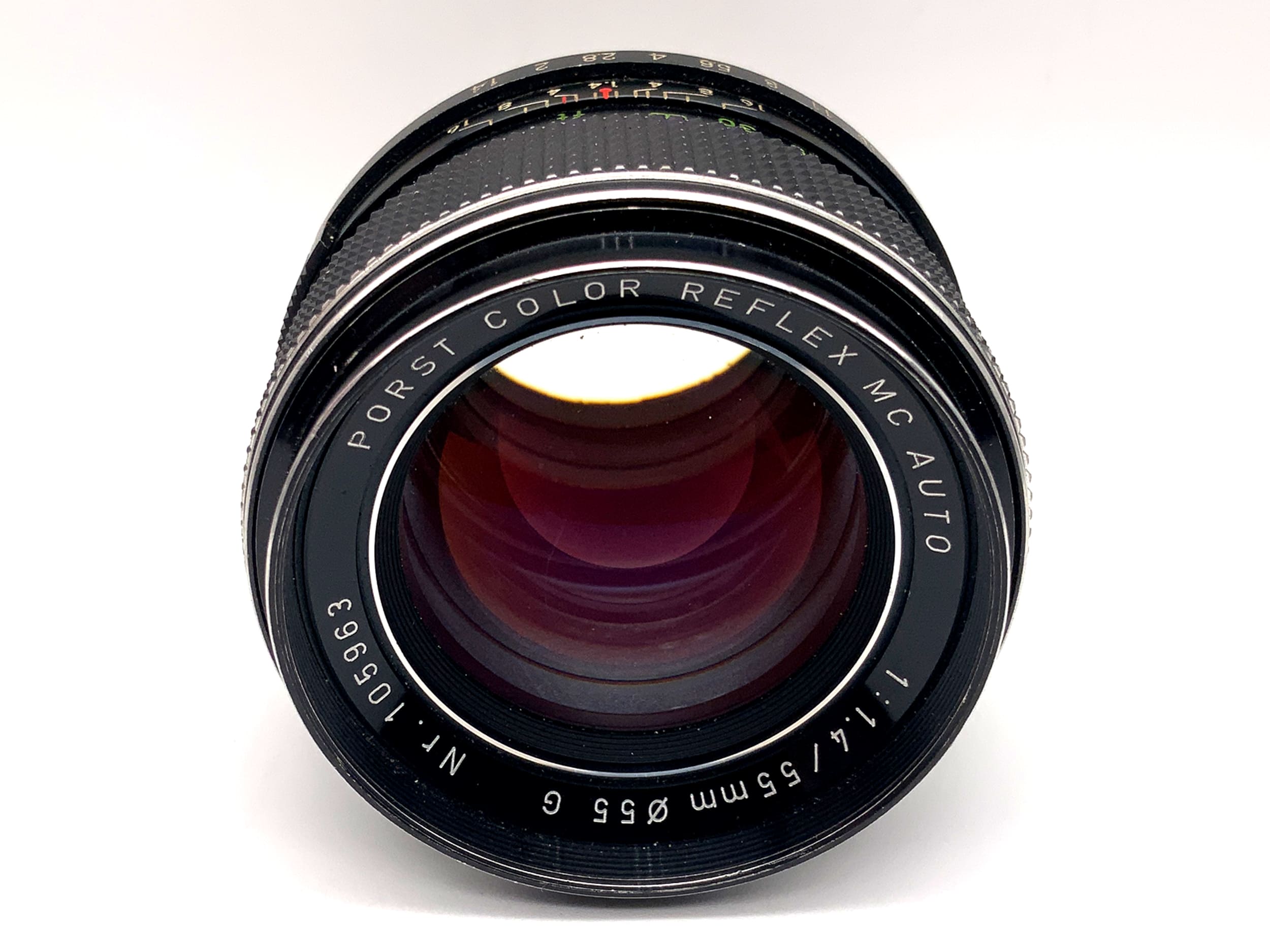 Objectif Porst 55 mm 1:1,4 Color Reflex MC Auto Prime (M42)