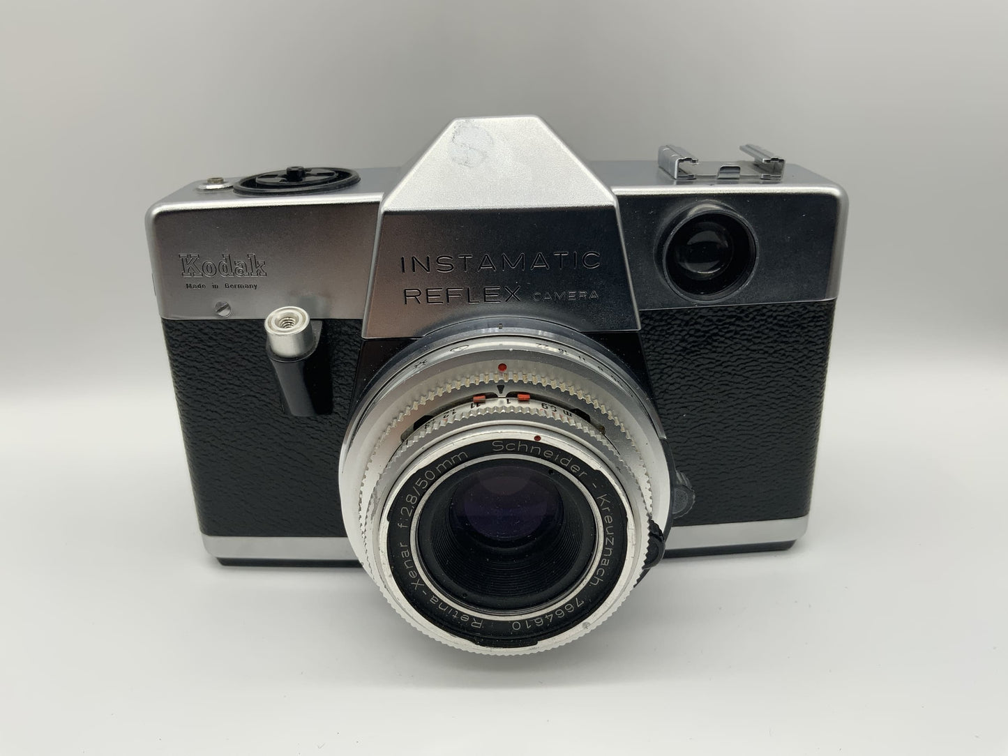 Kodak Instamatic Reflex mit Schneider-Kreuznach Xenar f:2.8/50mm !Beli defekt!