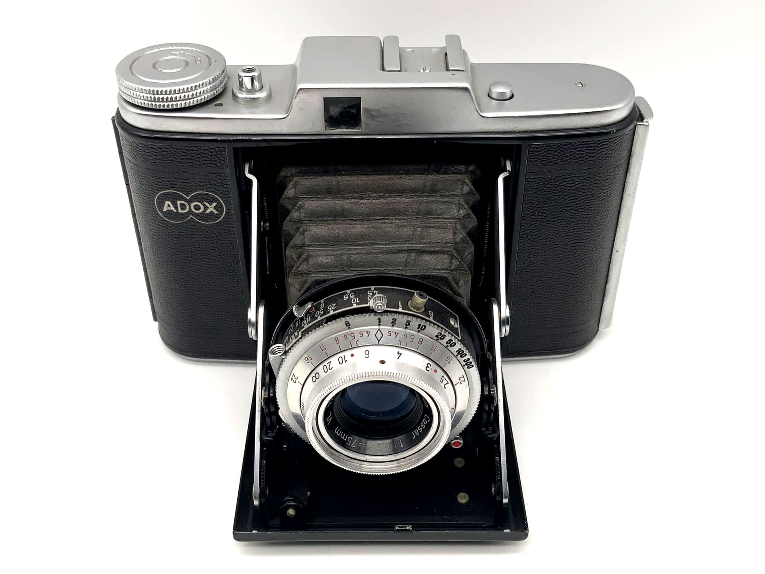 Appareil photo pliable Adox Golf avec objectif Steinheil Munich Cassar 1:4,5 f=75 mm Prontor-S