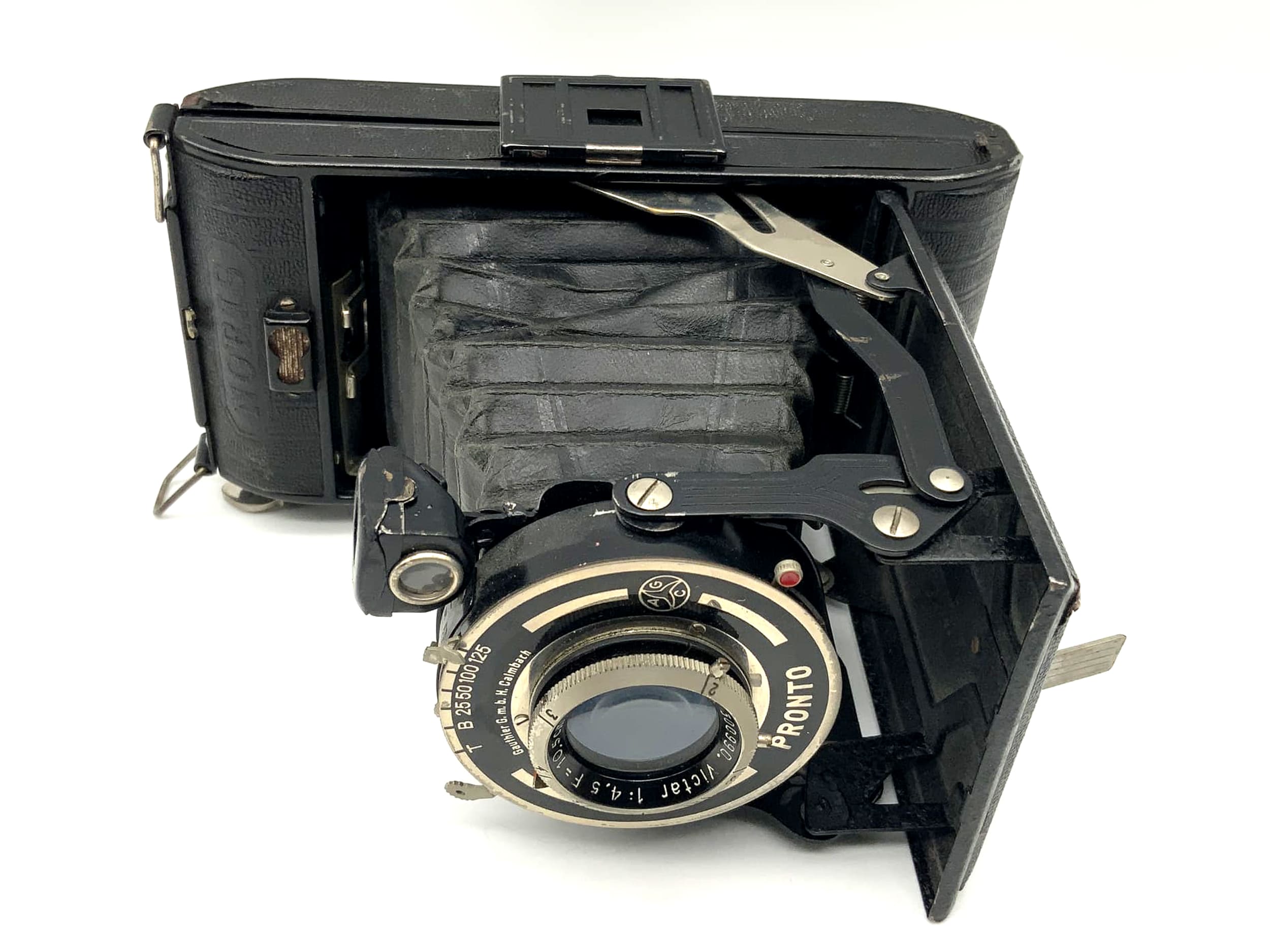 Appareil photo pliable Noris avec Victar 1:4,5 F=10,5cm Ludwig Dresden Pronto