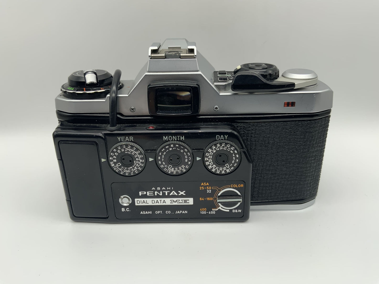 Asahi Pentax ME super 35mm SLR analog mit Databack (Dial Data ME)  (Pentax K)