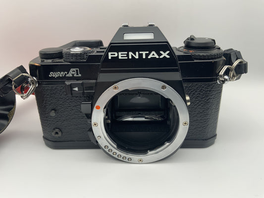 Pentax super A 35mm Spiegelreflexkamera SLR analog Body Gehäuse (Pentax K)