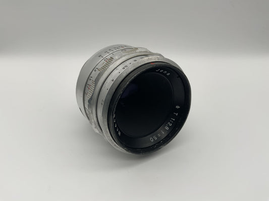 Carl Zeiss 50mm 1:2.8 Objektiv  Tessar Kamera Camera Lens (Altix)