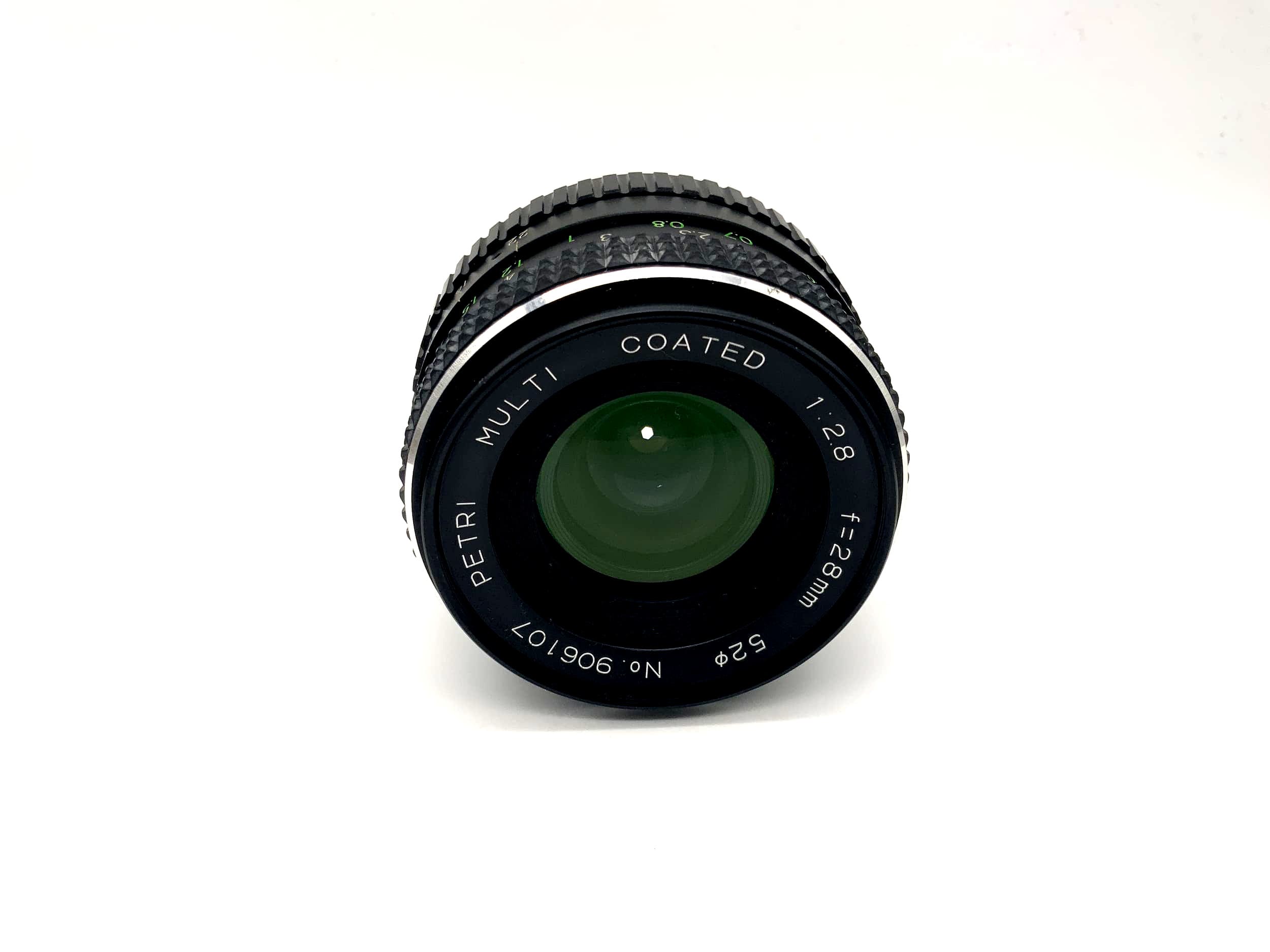 Objectif Petri 28 mm 1:2,8 multicouche pour appareil photo (Pentax K)