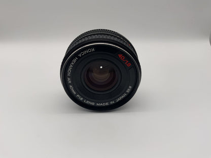 Konica 40mm 1:1.8 Objektiv  Hexanon AR Kamera Camera Lens (Konica AR)