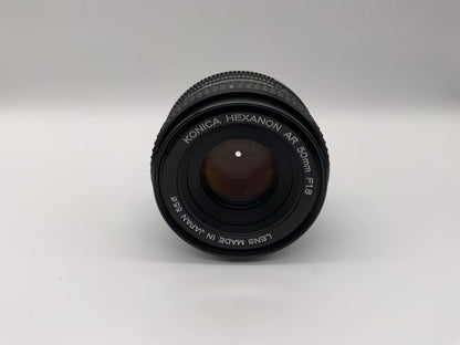 Konica 50mm 1:1.8 Objektiv  Hexanon AR Kamera Camera Lens (Konica AR)