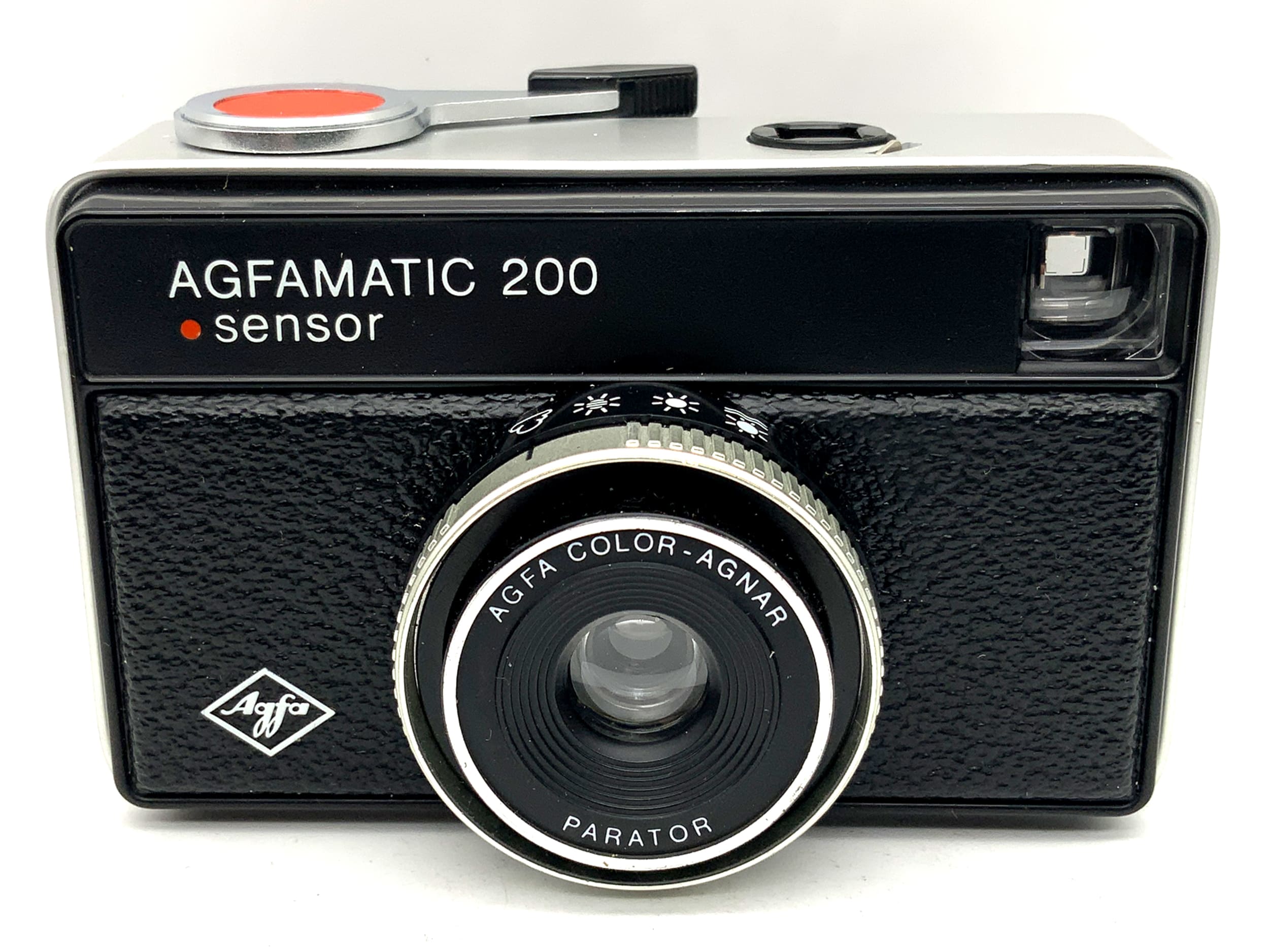 Agfa Agfamatic 200 Sensor Sucherkamera mit Color-Agnar  Analogkamera