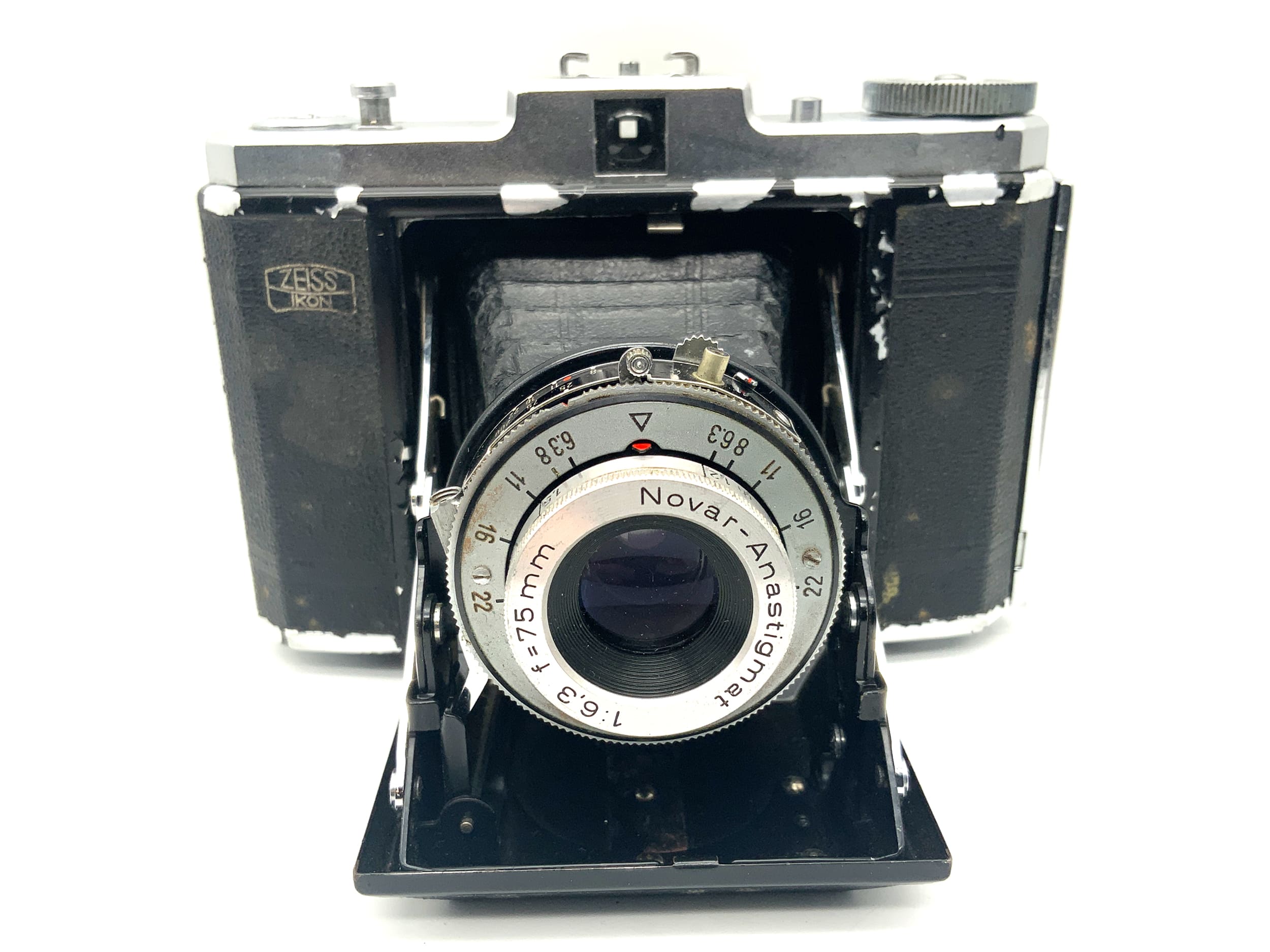 Zeiss Ikon Nettar 518/16 Klappkamera mit Novar-Anastigmat 75mm 1:6,3 Vario