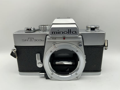 Minolta SRT 303b 35mm Spiegelreflexkamera SLR analog Body Gehäuse (Minolta MD)