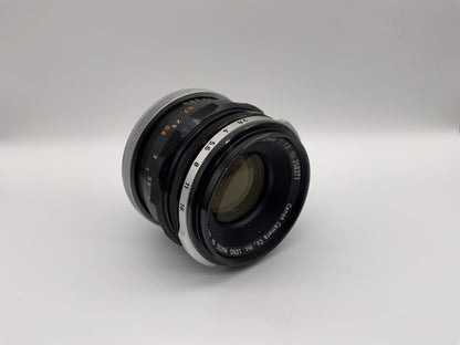 Canon 50mm 1:1.8 Objektiv  Lens FL Kamera Camera Lens (Canon FD)