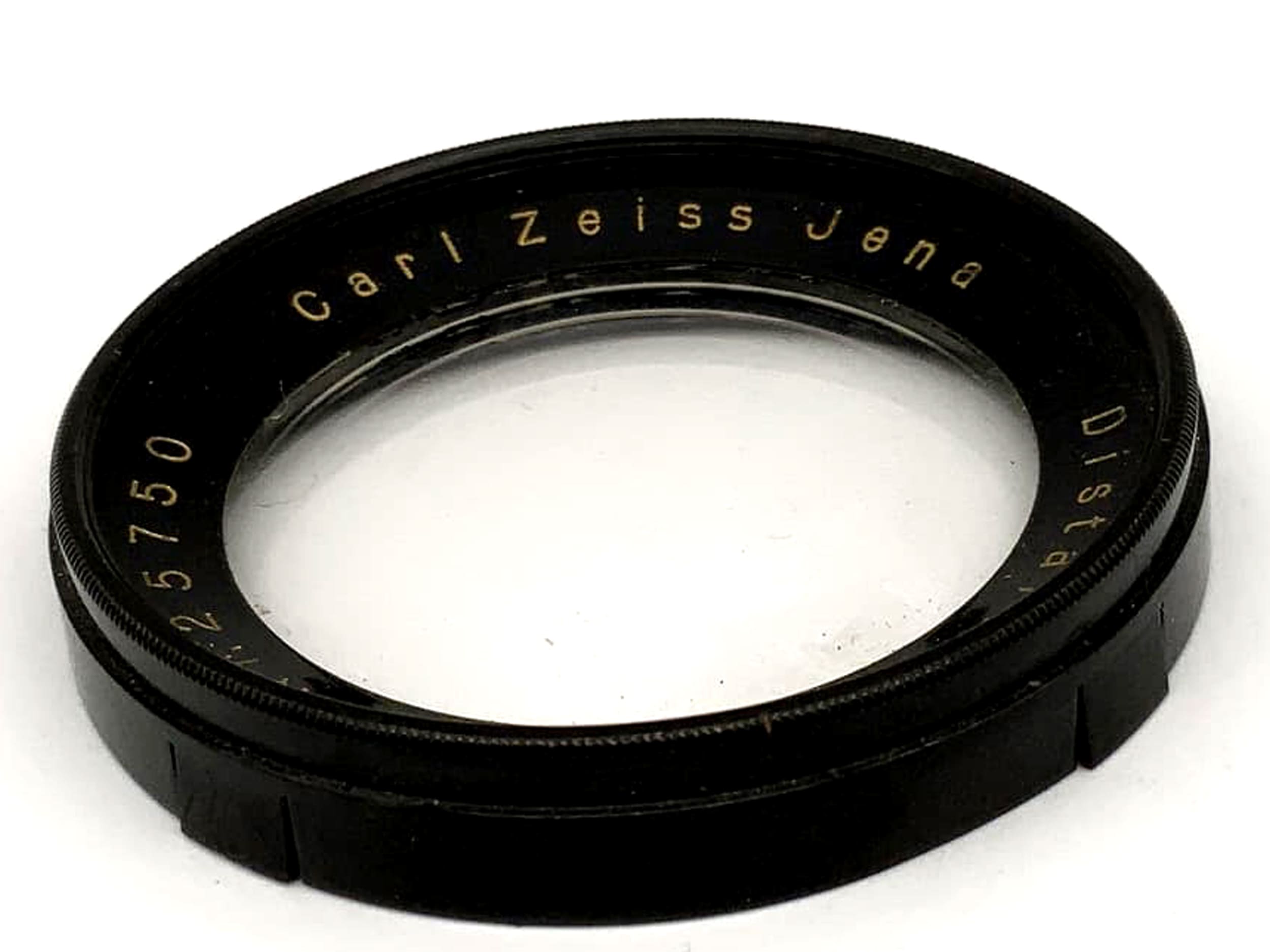 Objectif gros plan Carl Zeiss Jena 2,5/r. 25750 Filtre enfichable 50 mm M50