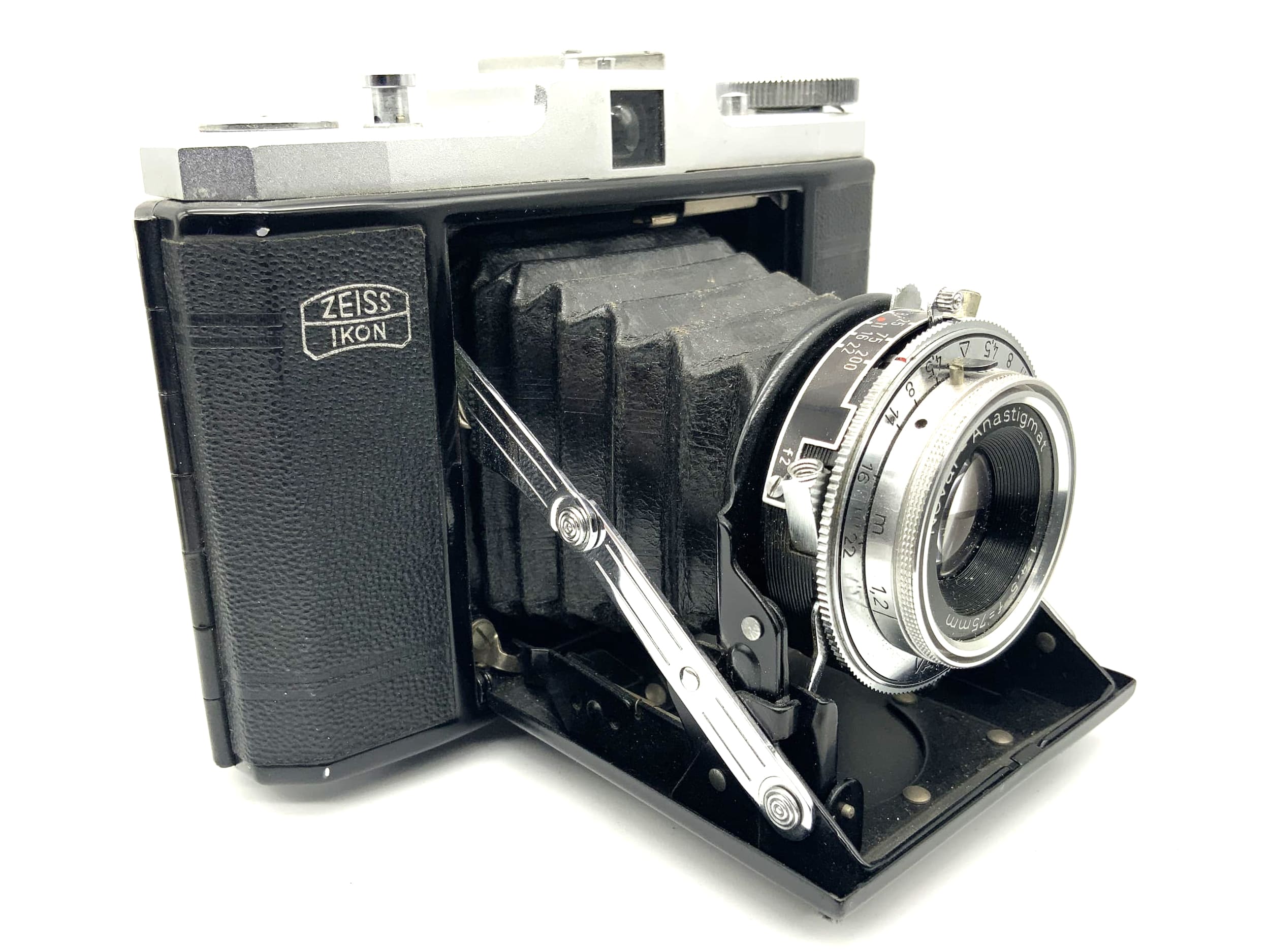 Appareil photo pliable Zeiss Ikon Nettar 518/16 avec Novar Anastigmat 1:4,5 f=75mm Vario