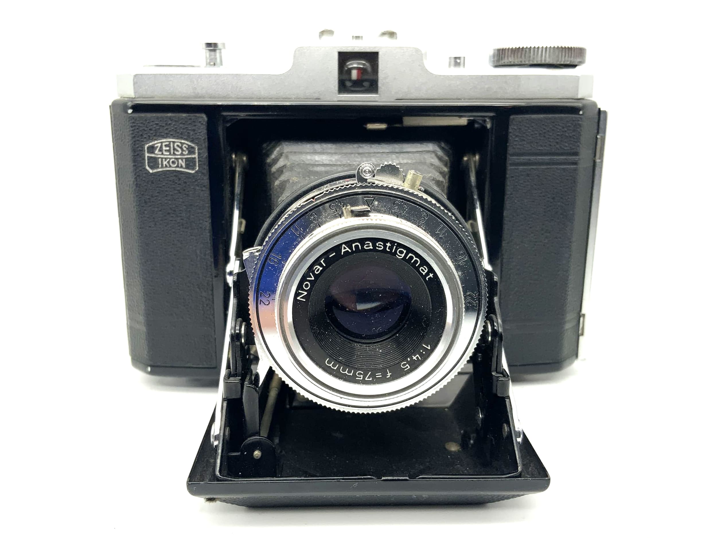 Appareil photo pliable Zeiss Ikon Nettar 518/16 avec Novar Anastigmat 1:4,5 f=75mm Vario