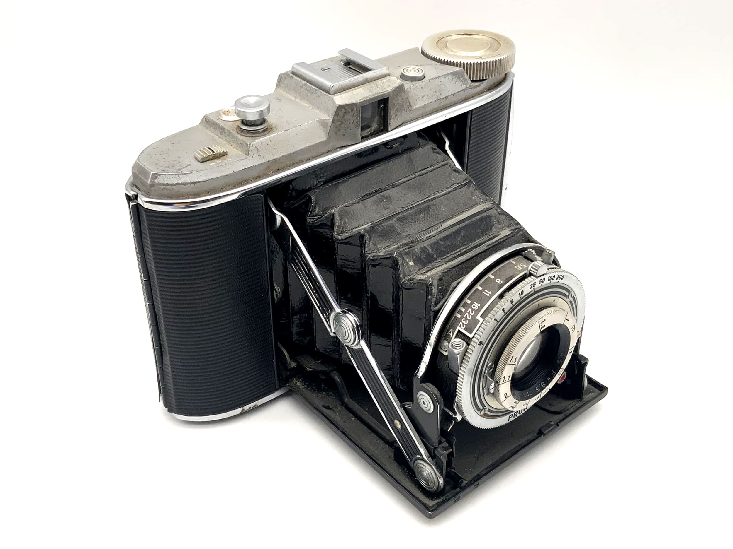 Appareil photo pliable Agfa Isolette avec Apotar 1:4,5 F=8,5cm Prontor-S
