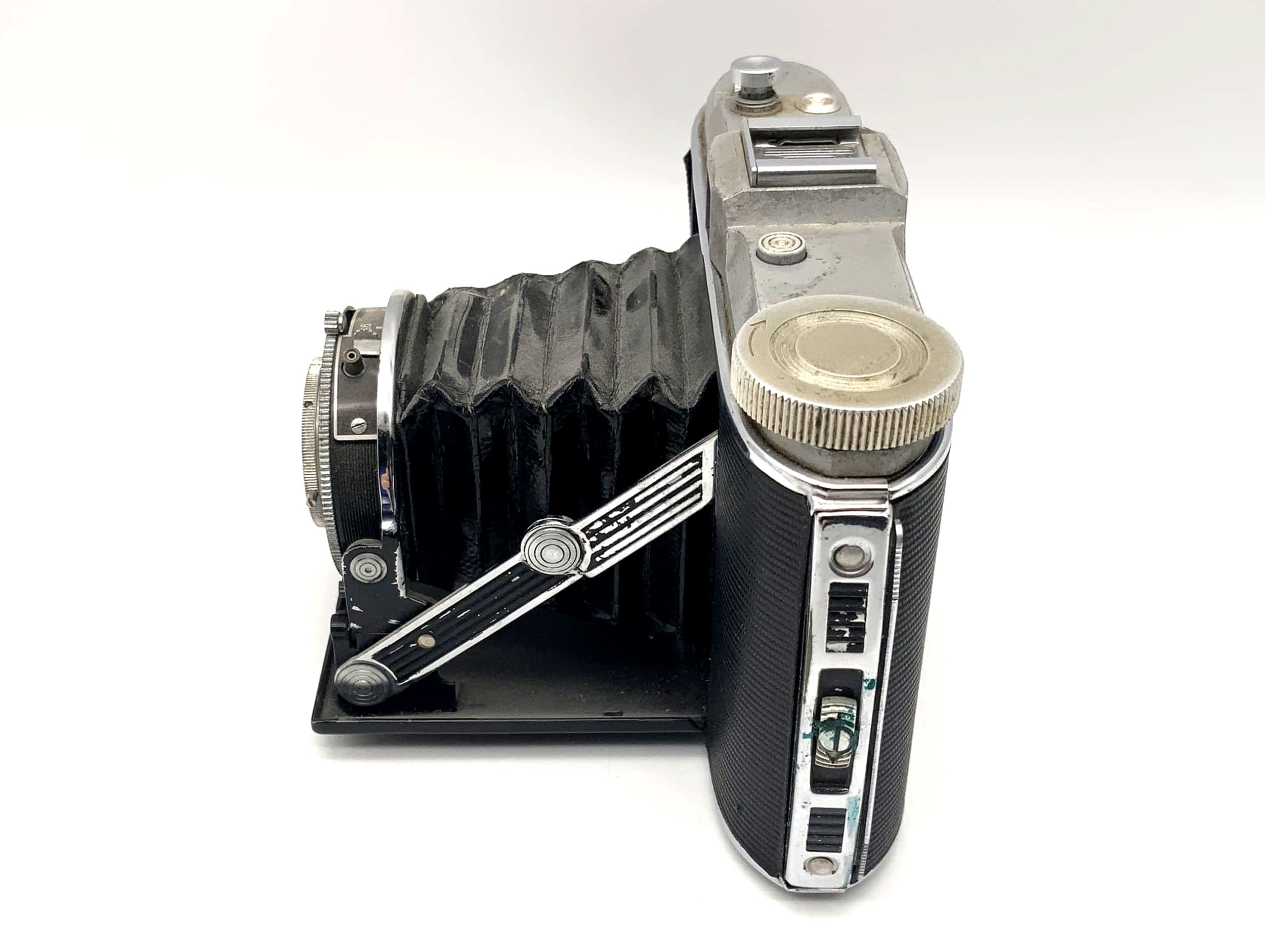 Appareil photo pliable Agfa Isolette avec Apotar 1:4,5 F=8,5cm Prontor-S