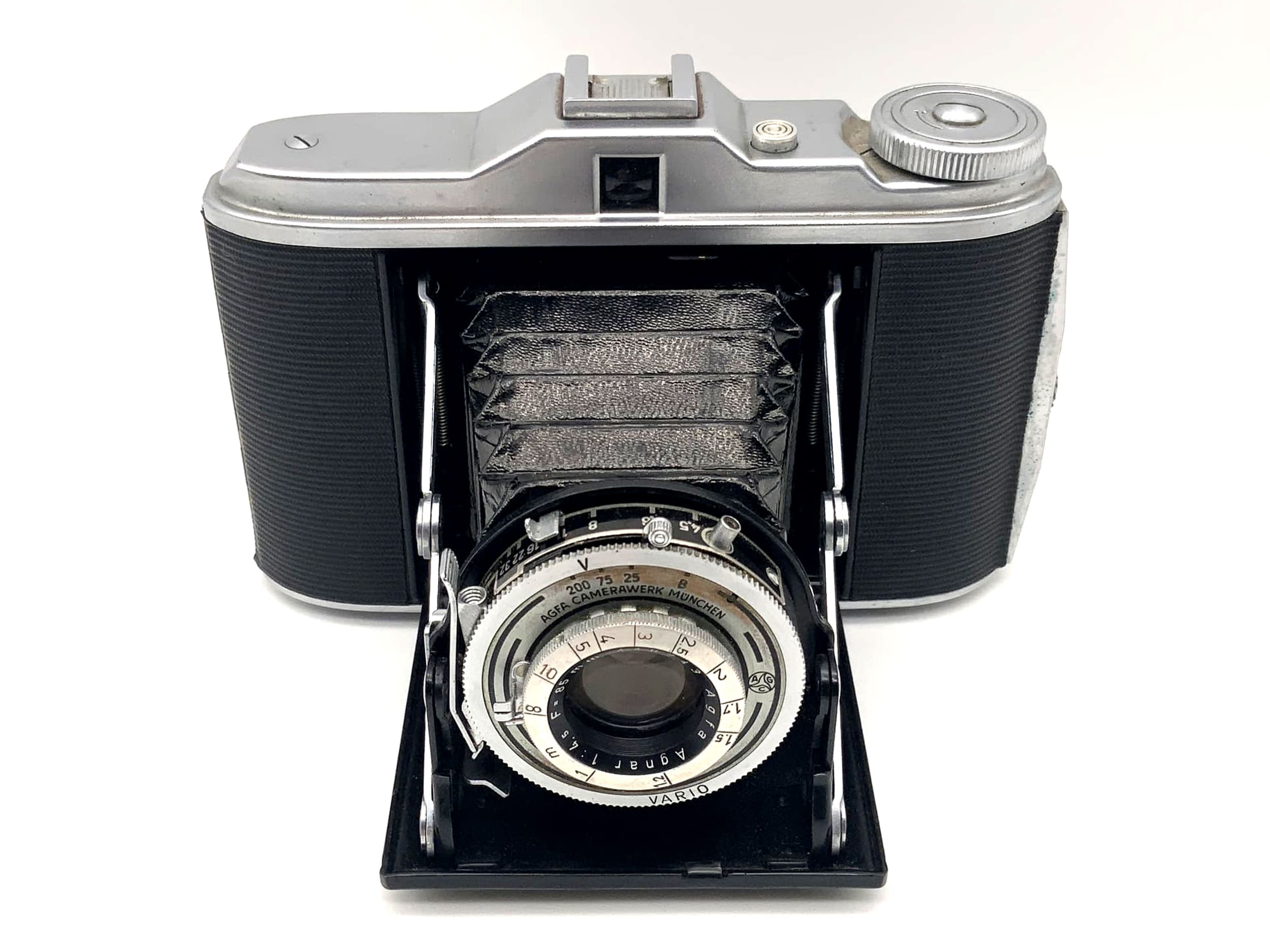 Appareil photo pliable Agfa Isolette V avec Agnar 1:4,5 F=85mm Vario